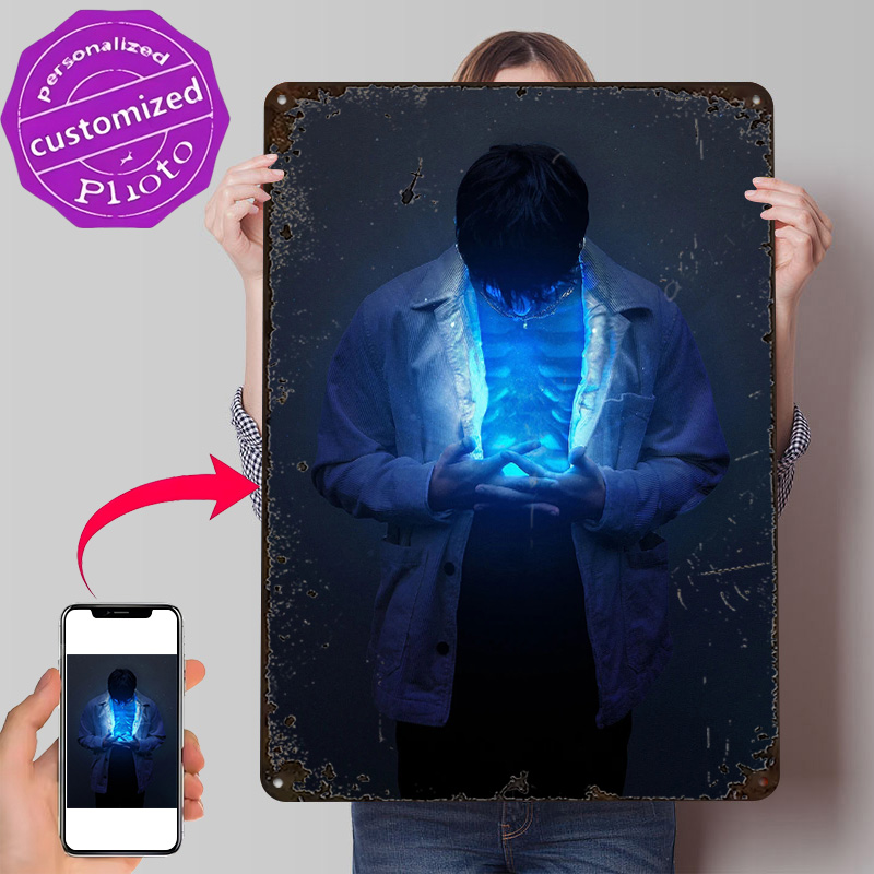 3D Printing X Ray - Ретро-металлические таблички с 3D-печатью текстур под