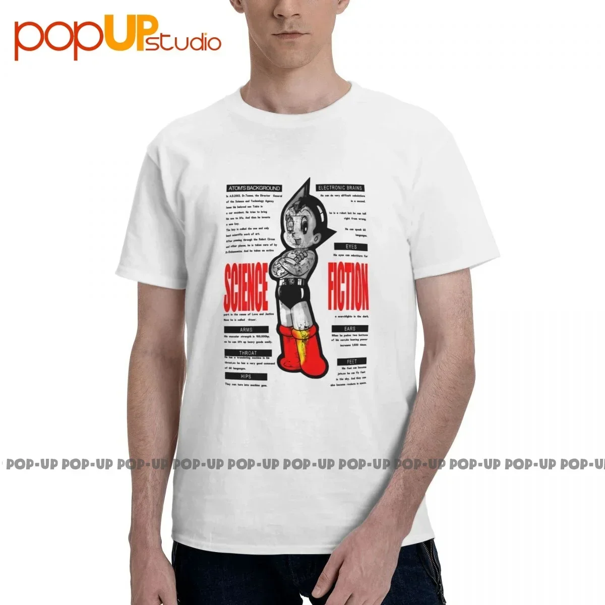 3D Printing Kpop - Футболка Top Evintage Astro Boy Mighty