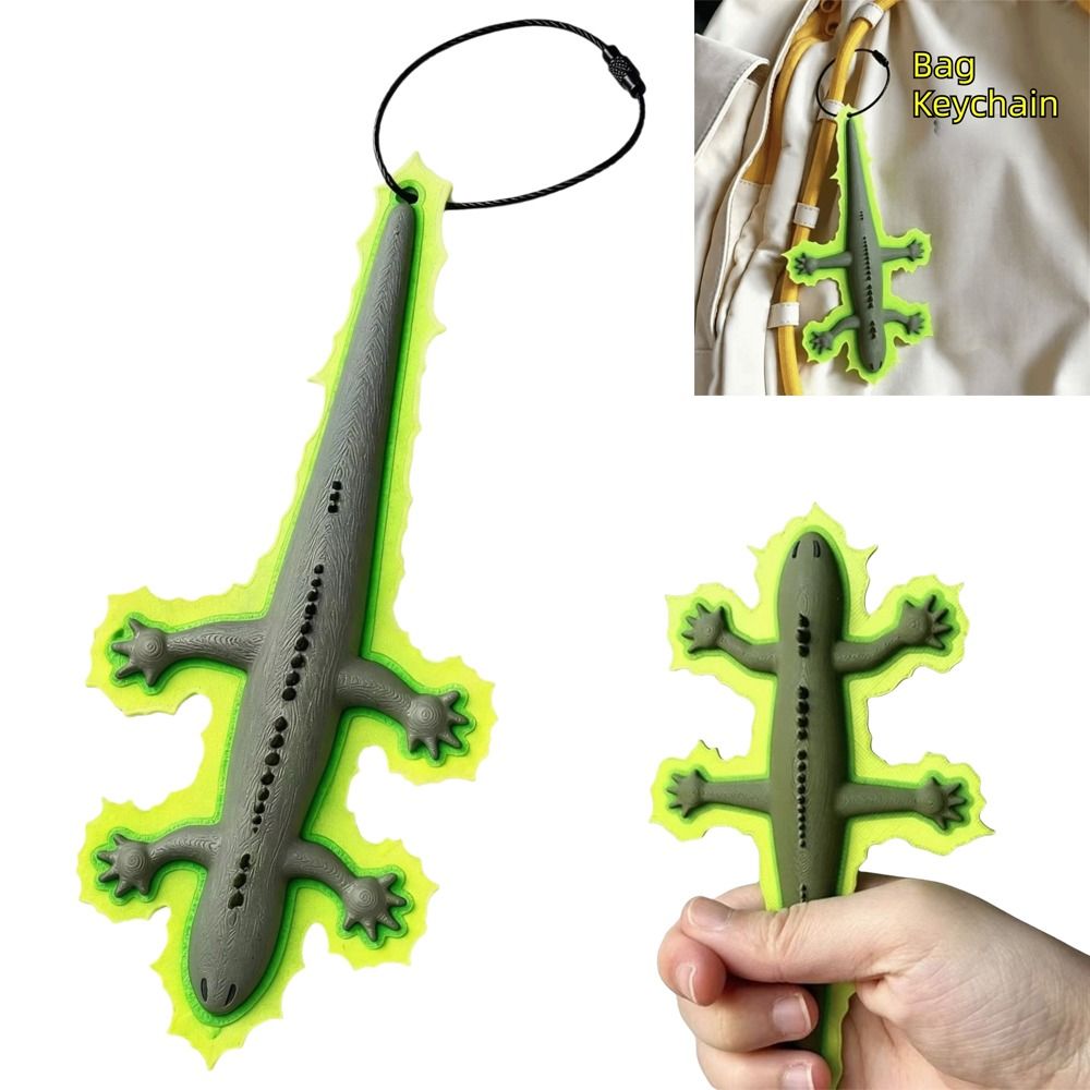 3D Printing Lizard - Новинка! Брелок-геккон 3D-печатный из PETG с