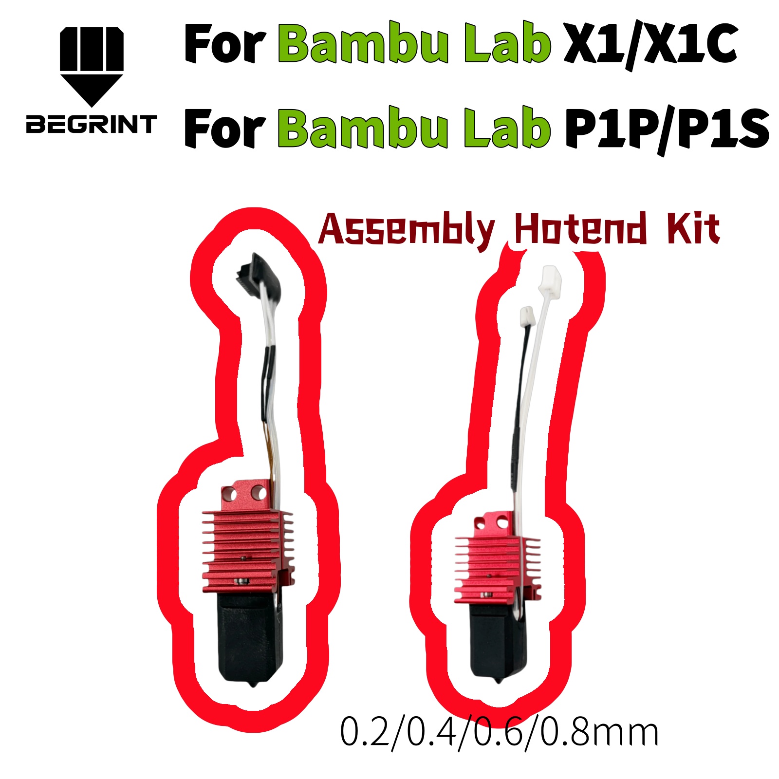 3D Printing Bambu Lab - Полный комплект печатающей головки V2 (хотэнд)