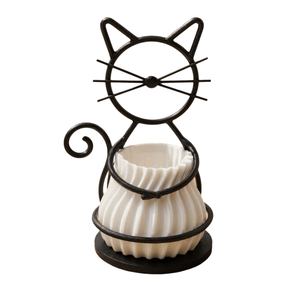 3D Printing Vase - Декоративная 3D-печатная ваза в форме кошки,