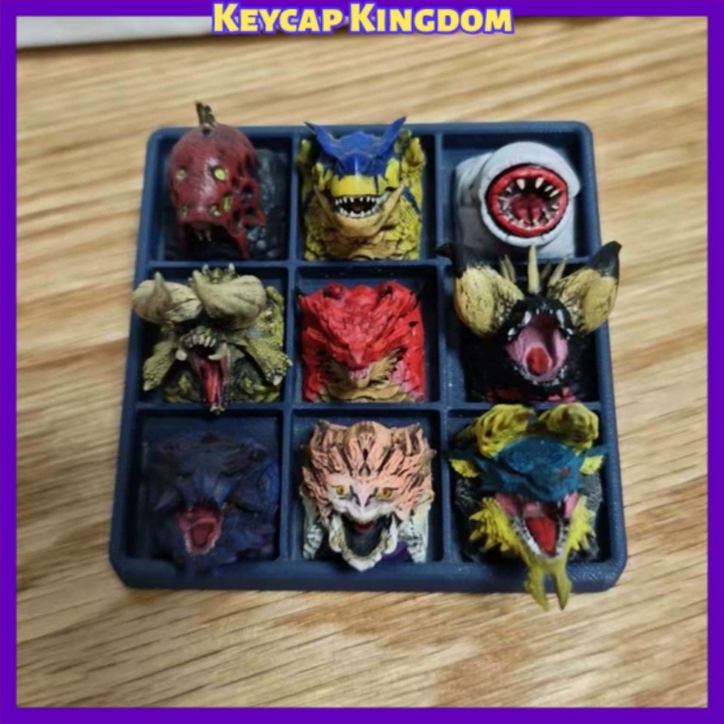 3D Printing Article - Коллекция персонализированных 3D-печатных кейкапов Monster Hunter