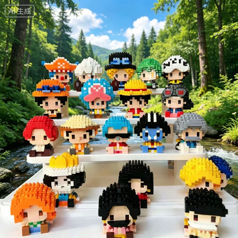 3D Printing Lego - Новые мини-фигурки ONE PIECE: Луффи, Чоппер,