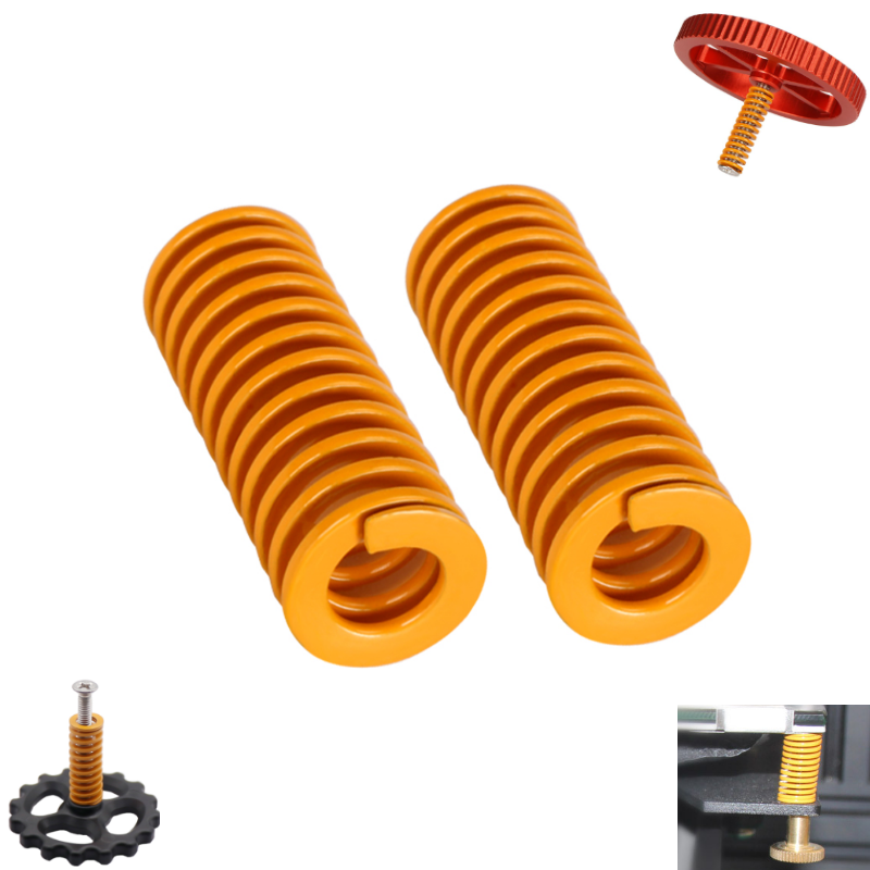 3D Printer Bed Spring - RAMPS 4 шт. желтый Выравнивающий пружинный