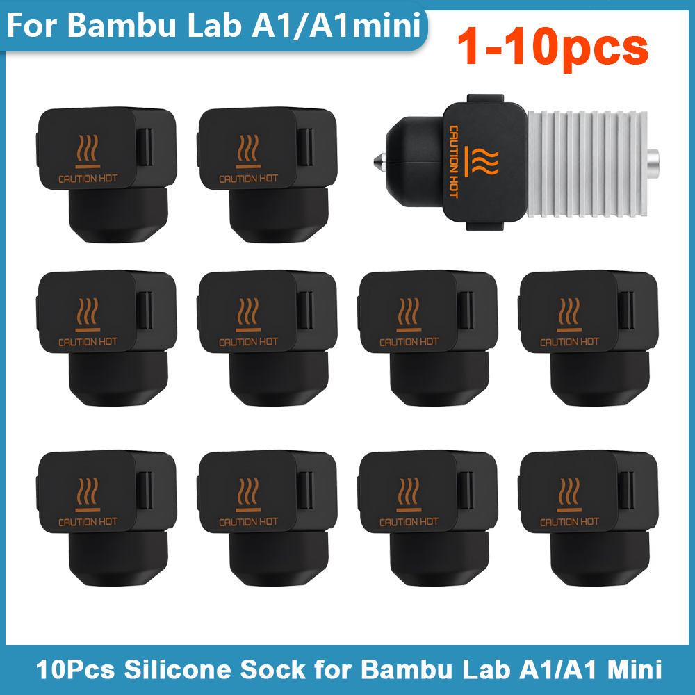 3D Printer Hotend Kit - 10 шт. силиконовых накладок для Bambu
