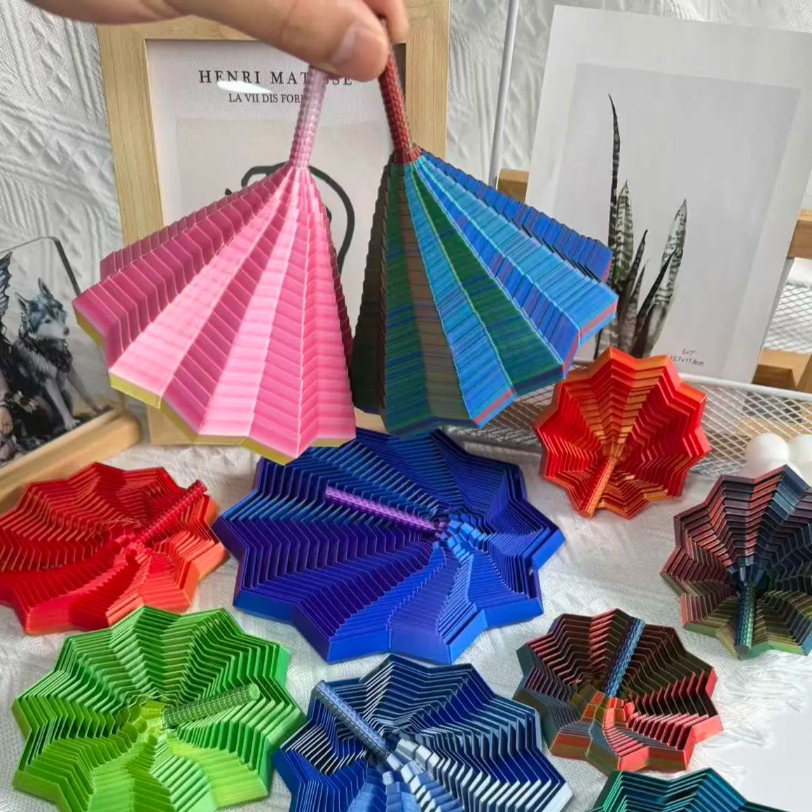 3D Printing Household Items - 1 шт. 3D-печатная шестиугольная вращающаяся спиральная