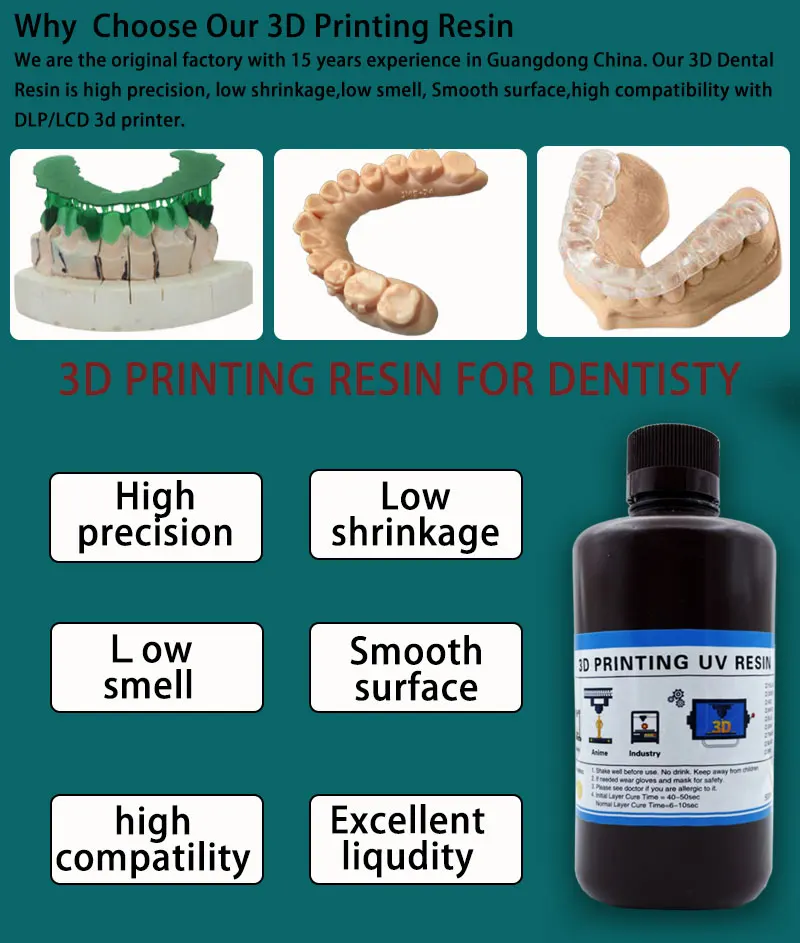 3D Printing For Medical - Медицинский класс A1/A2 Цветная лабораторная временная