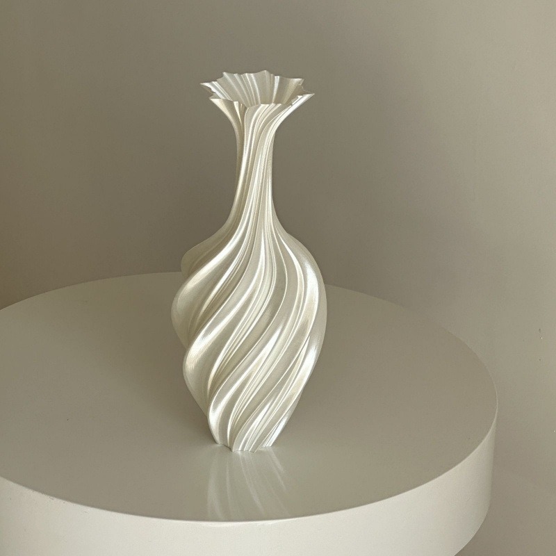 3D Printing Vase - 3D-печатная абстрактная витая ваза, ретро-декор для