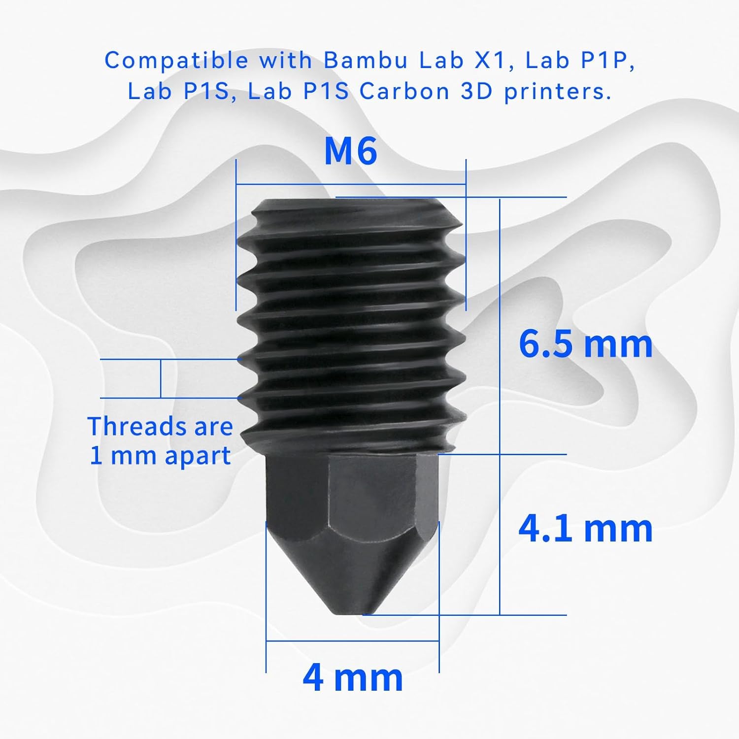 Латунное сопло из закаленной с – обзор и цена 3D Printing Bambu Lab