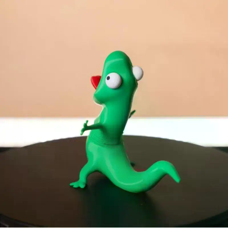3D-печатная фигурка зеленой ящ – обзор и цена 3D Printing Lizard