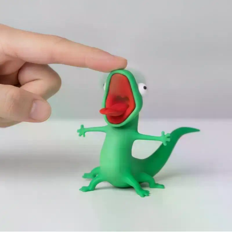 3D-печатная фигурка зеленой ящ – обзор и цена 3D Printing Lizard
