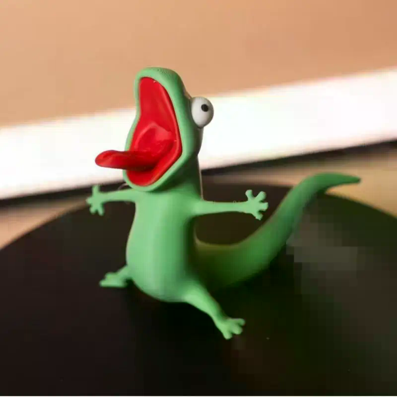3D-печатная фигурка зеленой ящ – обзор и цена 3D Printing Lizard