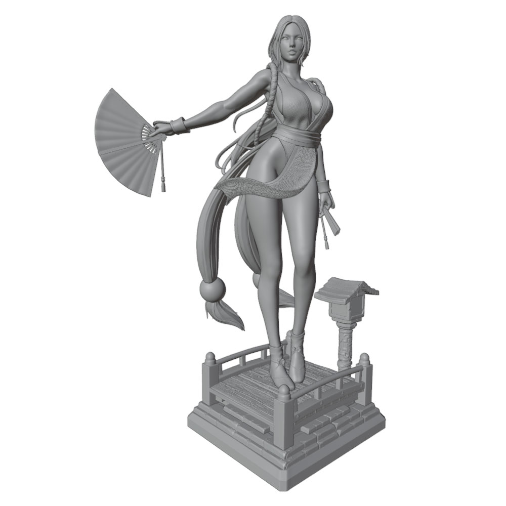 Миниатюрная статуэтка девушки  – обзор и цена 3D Printing Article