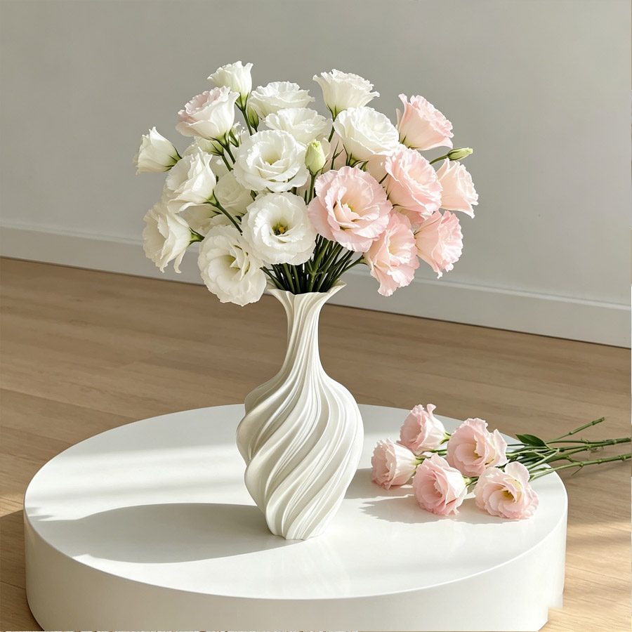 Элегантная белая ваза, напечат – обзор и цена 3D Printing Vase