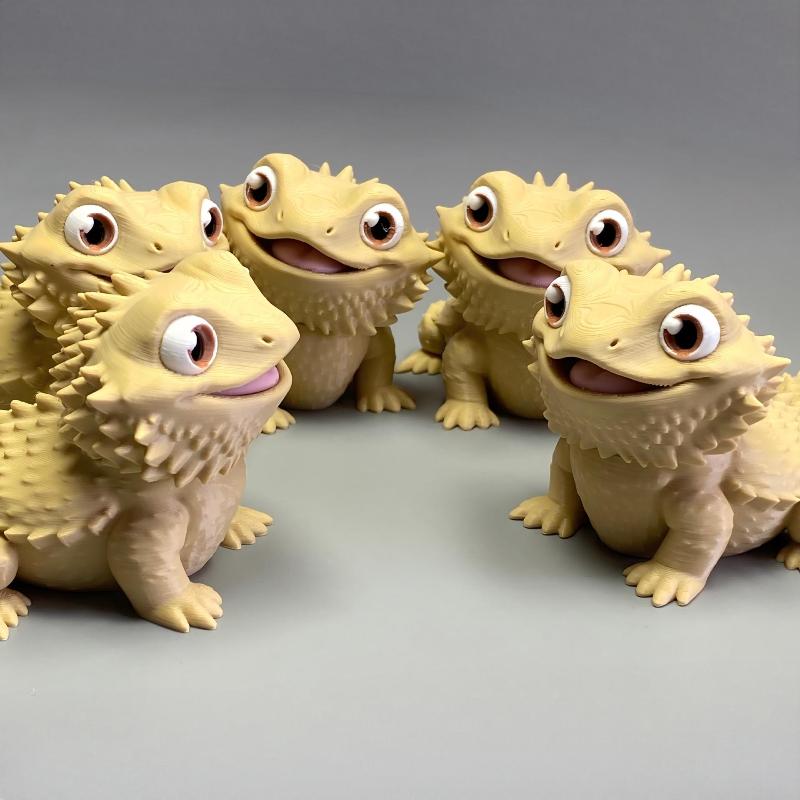 3D-печатная милая фигурка боро – обзор и цена 3D Printing Lizard