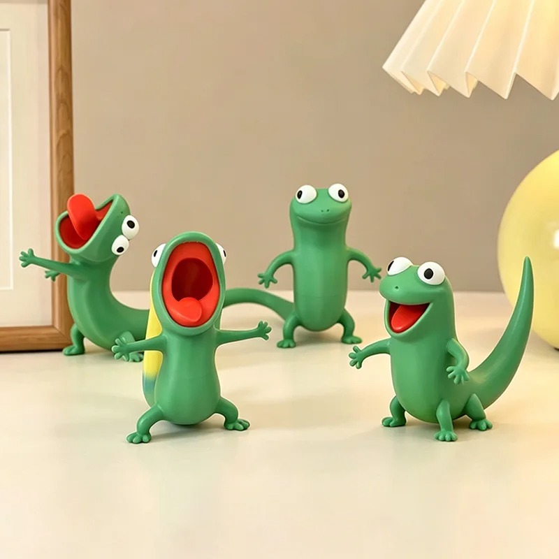 Милая зеленая ящерица, 3D-фигу – обзор и цена 3D Printing Lizard