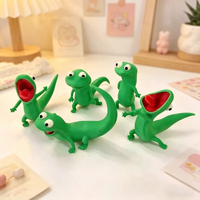 Милая зеленая ящерица, 3D-фигу – обзор и цена 3D Printing Lizard