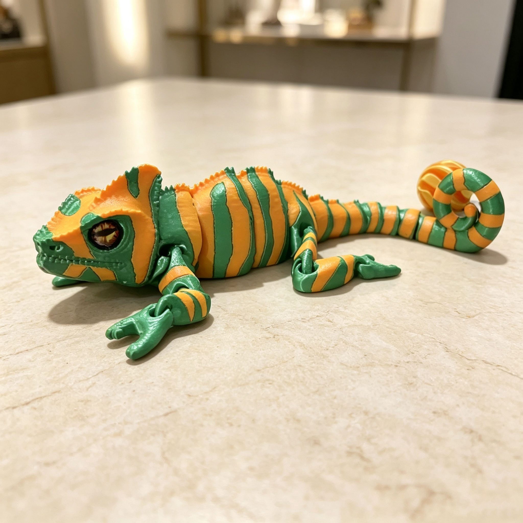 Подвижная 3D-печатная модель-и – обзор и цена 3D Printing Lizard