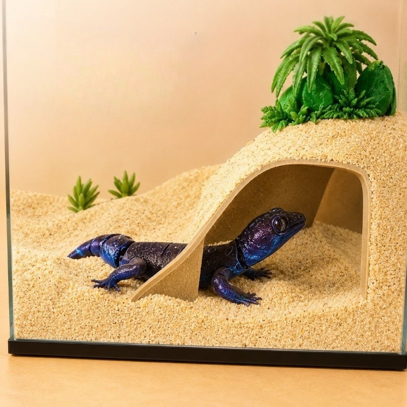 3D-печатный укрытие-пещера для – обзор и цена 3D Printing Lizard